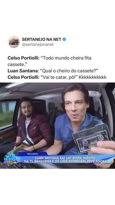 Qual o cheiro do cassete?