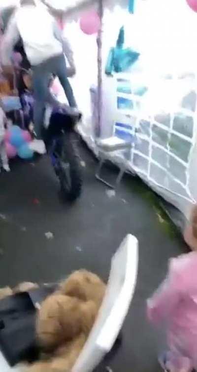 I thought normal gender reveal parties were stupid enough. What in the carbon monoxide poisoning is going on here.