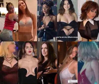 Which Brat will dominate you & be your Mistress over the holidays? How would your Nights look like? - Miley Cyrus, Victoria Justice, Ariana Grande, Selena Gomez, Jenna Ortega, Billie Eilish, Olivia Rodrigo, Millie Bobby Brown, Hailee Steinfeld, Cara D