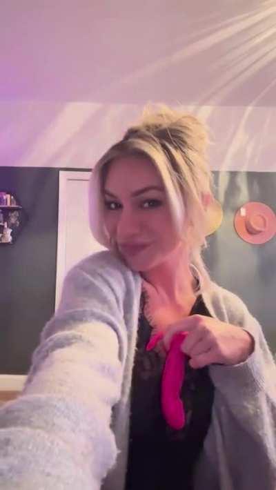 My toy is ready but I won’t mind having the real thing.