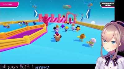 Highlights of Lulu being cute while playing Fall Guys