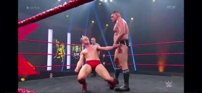 The sound of a chop to the chest