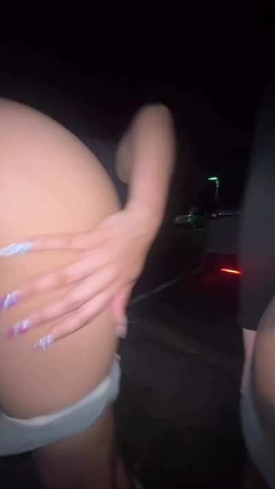 Midnight Parking Lot Activity