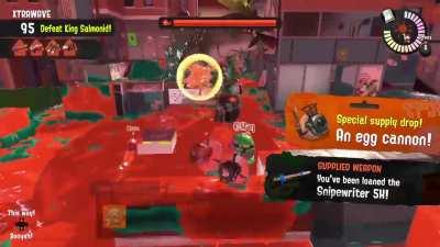 You can shoot Horroboros' Booyah Bomb in its face for massive damage. Also, I found a use for the Snipewriter in SR.