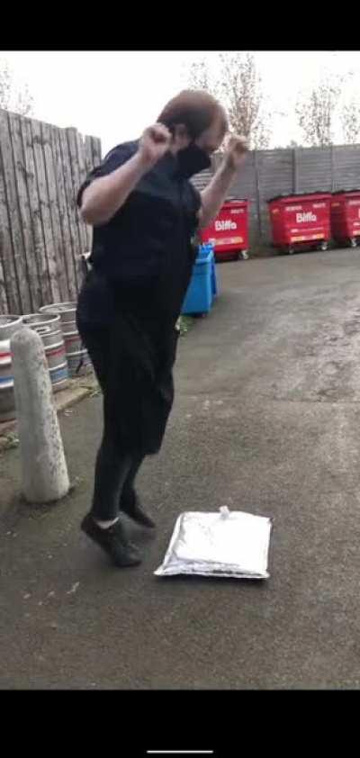 WCGW jumping on this bag of wine