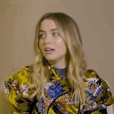 Ana De Armas when all the men in the room drop their pants at the same time...