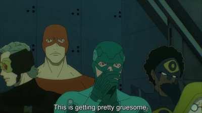 A perk of being a Netflix anime Being able to show gore/violence when most other anime nowadays are censored (Super Crooks)