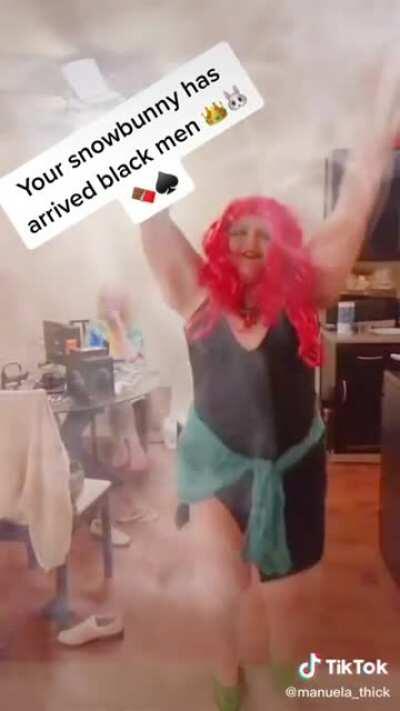 Fear not, black men, your snowbunny has arrived