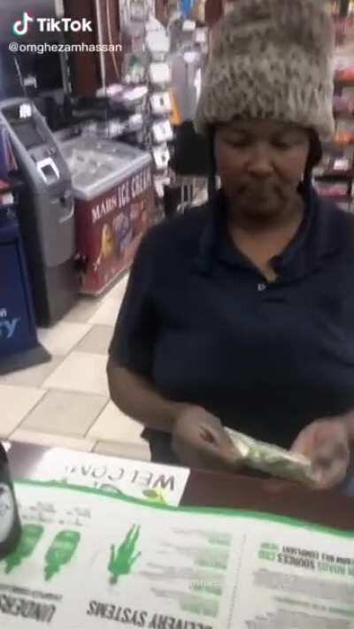 I would have believed it if it was from the security camera’s POV.