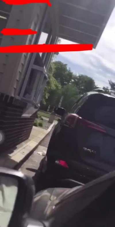 karen gets coffee thrown back at her