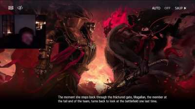 Magallan last second in a situation that can spell doom to her soul for eternity in IS4