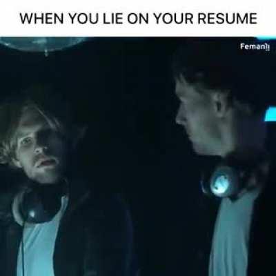 Когда наврал в резюме