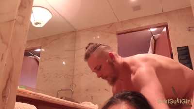 He Covers Her Face in Cum and Keeps Fucking Her