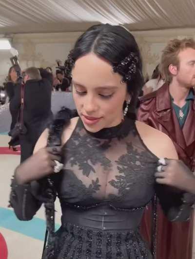 Describing her Met Gala fit