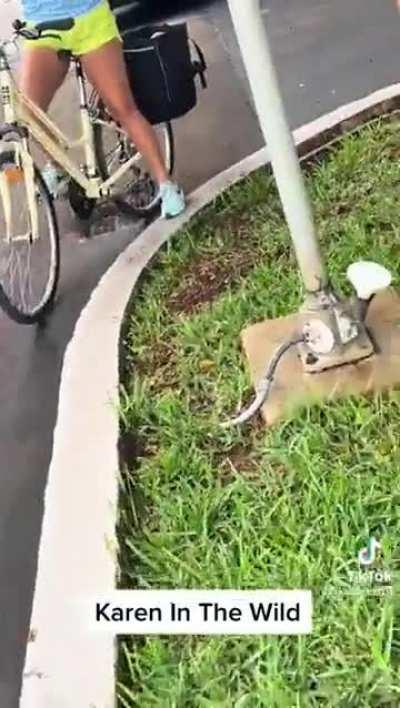 Karen and her husband harass man for his dog pooping on their “private” property not realizing he also lives there.