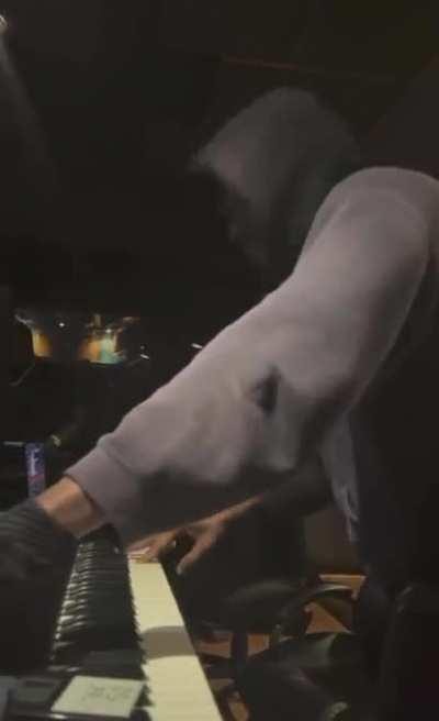 Ye in the studio wit Scarface