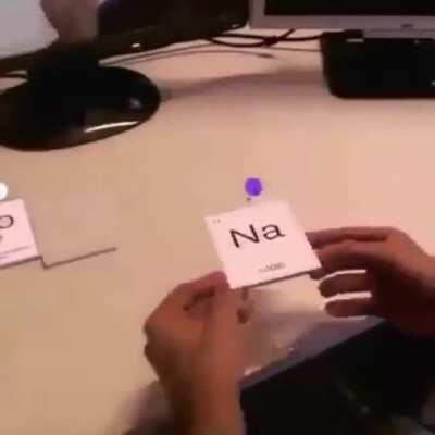 Teaching chemistry using augmented reality