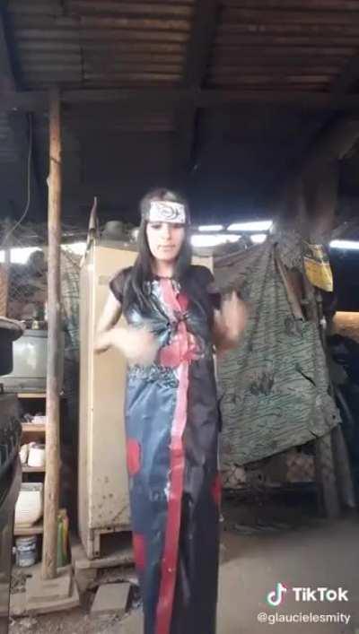 how to do akatsuki cosplay, cool right hehehe