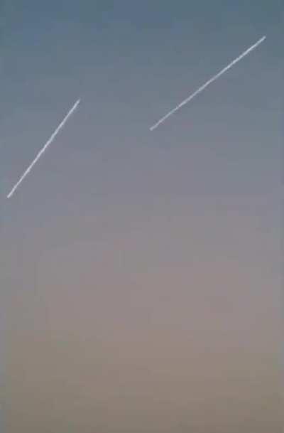 Saudi Arabians see a rainbow in the sky