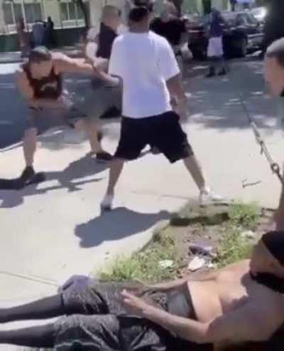 Solo guy sleeps two dudes in NY.