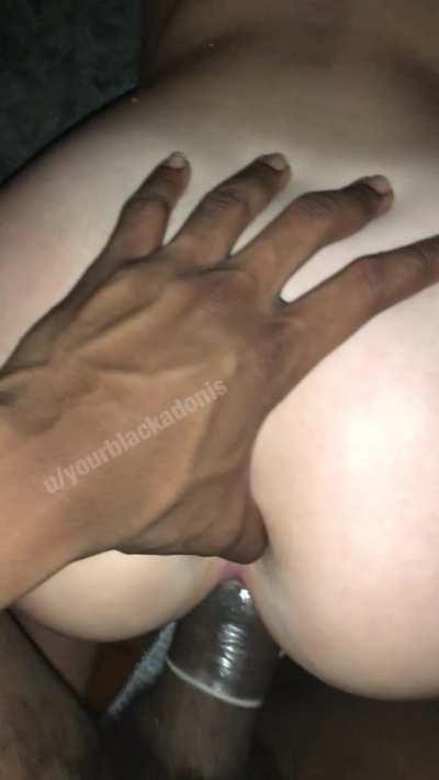 Tampa hotwife loving my bbc and loving my thumb in her ass