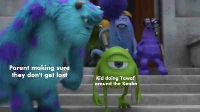 It's quite easy to get lost when doing hajj or umrah...