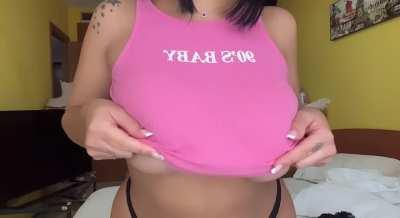 up to what age can boobs bounce? 34yo