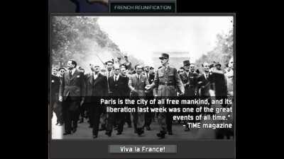 Kaiserreich superevent for French reunification