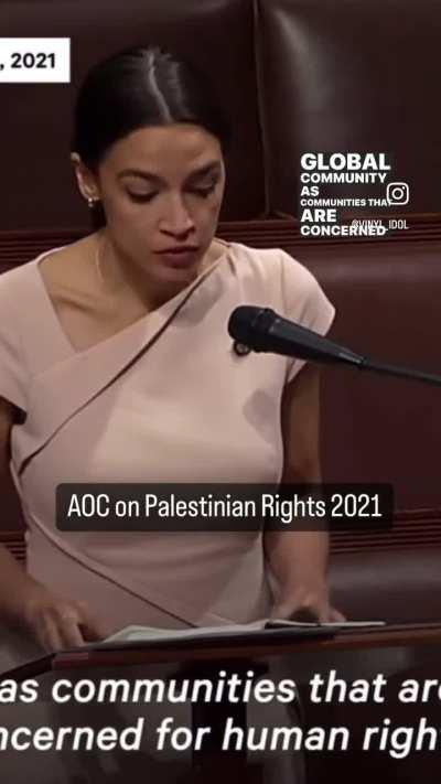 U.S. Congress woman AOC on 🇺🇸 role in Palestinian Rights violations