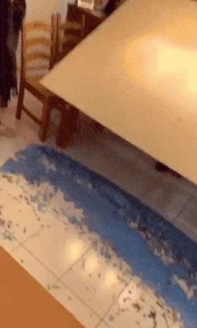 Showing off my completed puzzle.....