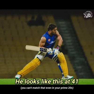 Reasons you're not dhoni