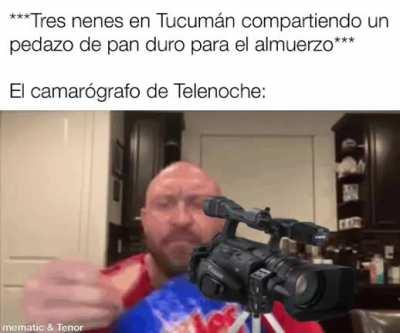 Que ***crunch crunch, ruido de sorbete*** triste che.