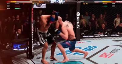 Comeback KO after getting whooped for 3 minutes straight