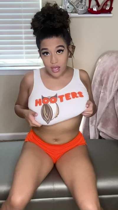 Ever wanted to fuck a Hooters girl?