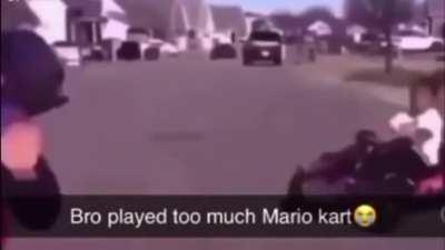 He was pretending to be a banana ong