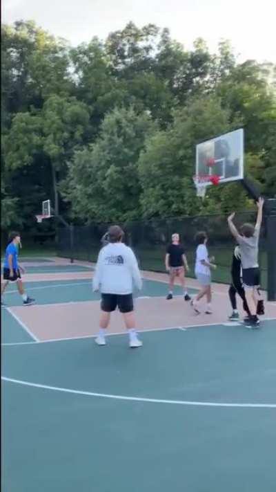 Muslim girls playing basketball and casually kicking some ass