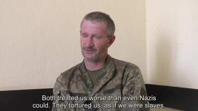 Captive Ukrainian servicemen tells how National Guard shoots retreating soldiers in back â«ï¸ According to the captive, the losses in Ukrainian troops are insane. The commanders, lacking proper experience, treat the military personnel as 'cannon fodder'