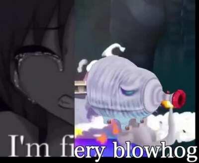 It’s okay 😢 I’m fiery blowhog