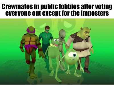 The six crewmates that helped us lose