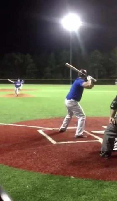 Getting ready for the best hit of his life.