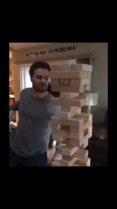 The Most Insane Jenga Move