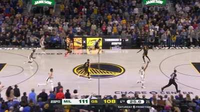 [Highlight] Brook gets his 5th block of the night off the inbound play!