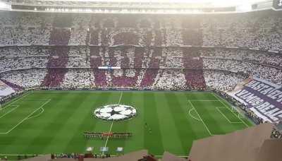 Before kick-off vs Atlético in the Champions League Semi-Final 2017