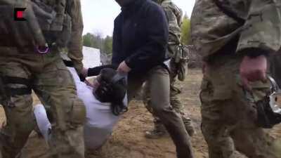 Just your average Russian military training.