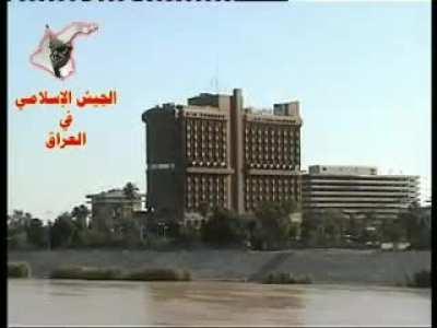 Islamic Army in Iraq fire a Rocket at Al Rasheed Hotel-Baghdad,Iraq (2009)