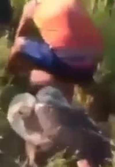 To pick up the catch of the day