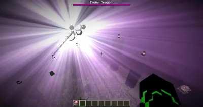 This is what happens when you kill the enderdragon with a x1000 tnt