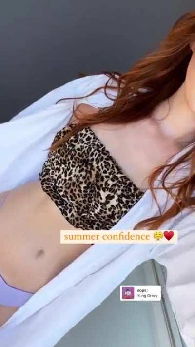 Summer confidence indeed!