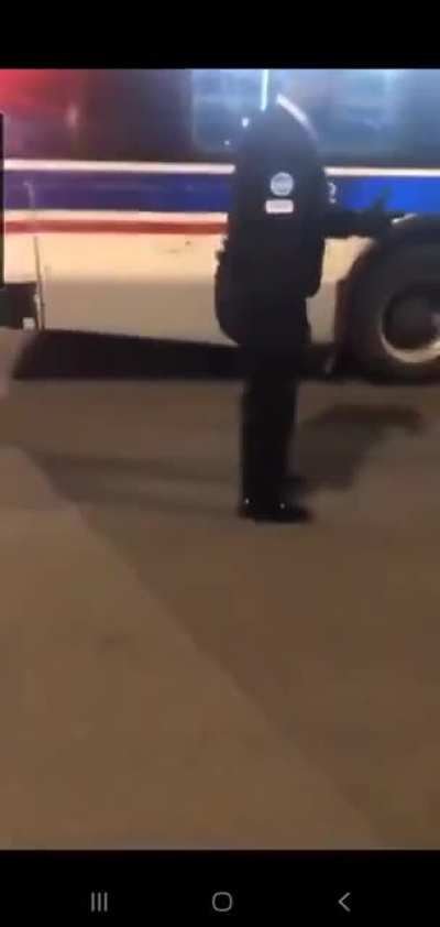 Bus passenger wants to fight the bus driver