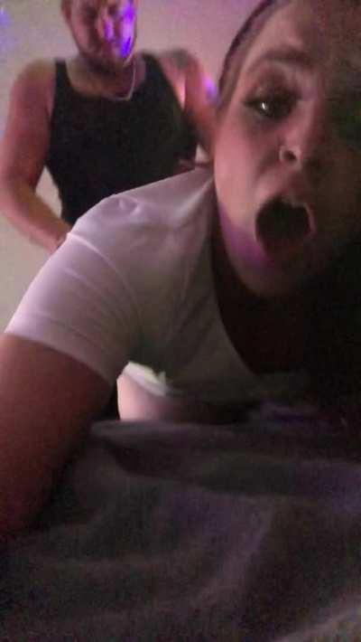 A porn GIF by thickdickdaddy586 Mandi get this BWC deep in her guts an loving it